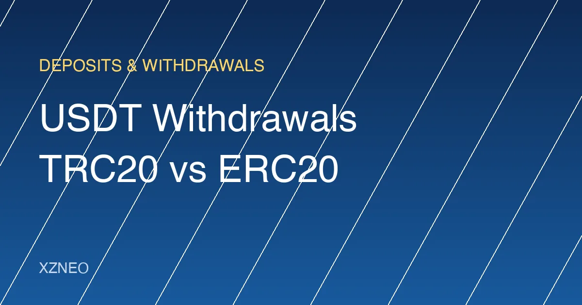 USDT Withdrawals: TRC20 vs ERC20 - Fees, Speed and What Happens If You Pick Wrong